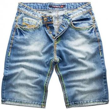 Rock Creek Regular Fit Denim Shorts – robuste Naht, klassisches Design