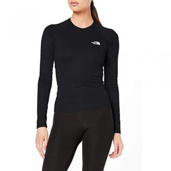 The North Face Flex Long Sleeve, Maglia a Maniche Lunghe Donna, Nero (TNF Black), S