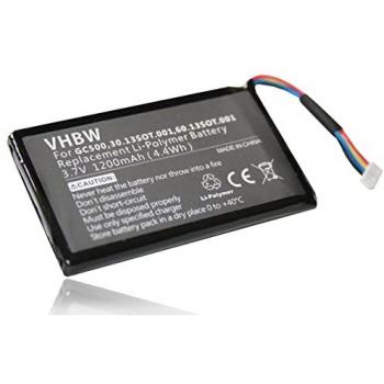 Batterie Navigon 30/60SOT VHBW – 1200 mAh, 3,7 V Li‑Polymère