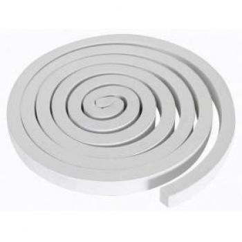 Burlete de PVC Roble de sobreponer para puertas de 100cm PVC Roble. Adhesivo de alta calidad. Cepillo de pelo 18 mm