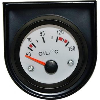 Indicador de Temperatura de Aceite 52 mm para Coche – Negra y Blanca