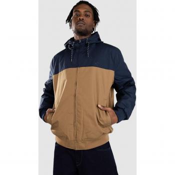 Element Dulcey 2‑Töne Windbreaker für Freizeit – Herr, Größe S, Blau/Brun
