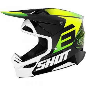 Motocross Shot Furious Apex Black White Yellow