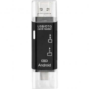 3 in 1 OTG Card Reader for Phone Camera Tablet PC