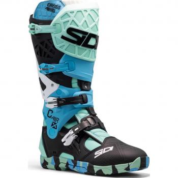 Botas de Motocross Sidi Crossair-X en Negro y Azul (Talla 40)