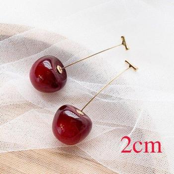 Korean Style Delicate Cherry Earrings