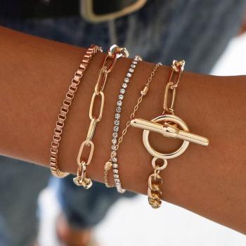 Klassisches Boho-Armband mit Punk‑Geometrie – YWZIXLN (B015)