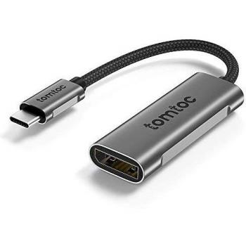 Tomtoc USB‑C/Thunderbolt 3 to DP Cable – 8K 60Hz