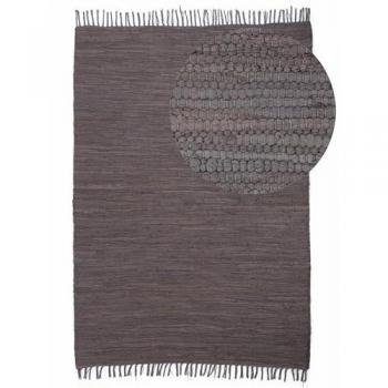 Carpetfine Teppich »Kelim Chindi uni«, rechteckig, 5 mm