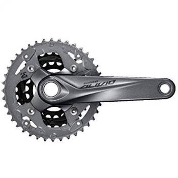SHIMANO Guarnitura Alivio FC-M050 3×9 veloci silver black