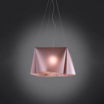 Wanda 5‑Flammen-Pendellampe LineaZero – Pink Polilux, Durchmesser 59 cm, Höhe 31 cm