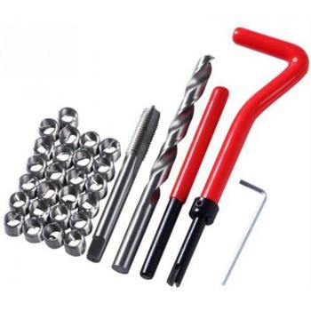 M6-Windeisen-Toolkit (30 Stück) – Edelstahl‑Reparatur für verrottete Schraubengänge