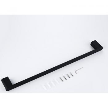 Black Stainless Steel Bathroom Towel Rack