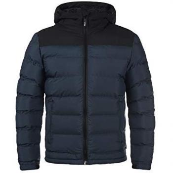 IDGaius Winter-Steppjacke mit abnehmbarer Kapuze – 100 % PES, XL