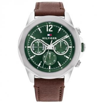 Tommy Hilfiger Cuir Bifacette Verte