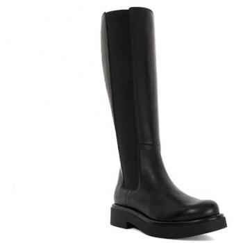 Dune London Women's Black Temmie Knee-High Boots