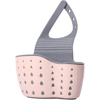 Panier à ventouse pour évier – support de savon & éponges