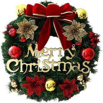 60cm Faux Christmas Wreath