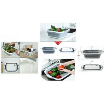 Colino Pieghevole Verde Silicona Cucina