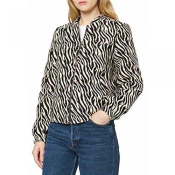 Chaqueta Bomber Vero Moda Vmfiola, Multicolor (Snow White AOP: Zebra Combi), Talla 34