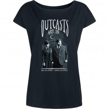 Wednesday Outcast Are In T-Shirt schwarz
