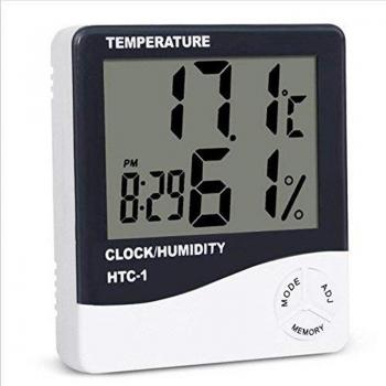 Digital Temperature and Humidity Meter with LCD Screen