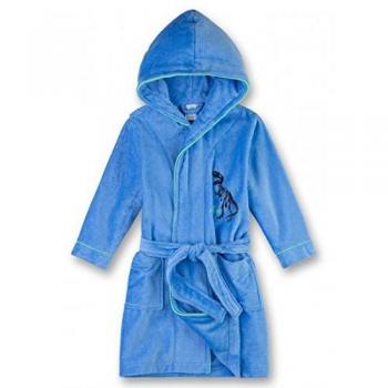 Sanetta Jungen Bademantel, Blau, Größe 128, Artikel 232114
