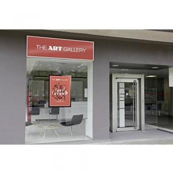 Durable Duraframe Solar Poster – 70 cm × 100 cm, Black (One-Pack)