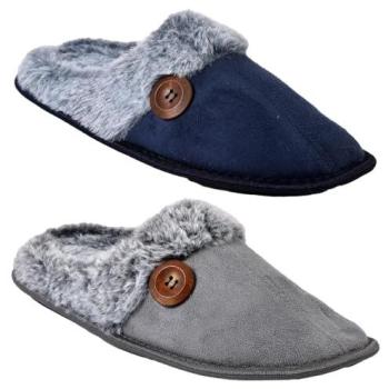Chaussons Homme Suédine MBS01570 Duo de 2