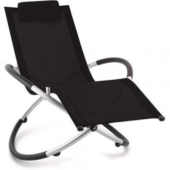 Silla Elíptica de Jardín con Accesorios de Tela