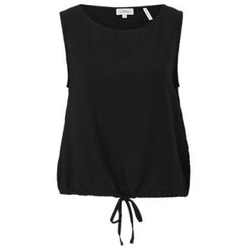 S.Oliver Bluse mit Bindeband am Saum