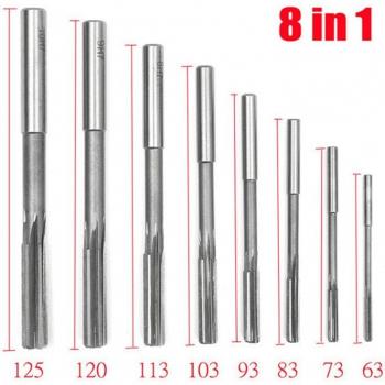 8Pcs Precision Hand Reamer Set 3-10mm