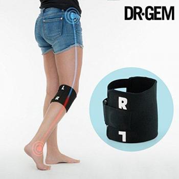 Genouillère d'Acupression Noir Dr Gem