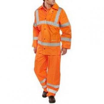 Beeswift Lightweight EN471 EN343 Suit Orange 2XL