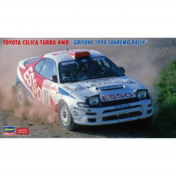 Toyota Celica Grifone 1994 Sanremo Rally 1:24 Plastic Kit
