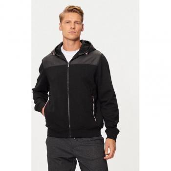 Hechter Paris Hoodie 70018 142921 Schwarz Regular Fit