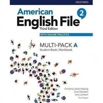 American English File: Level 2: Student Book/Workbook Multi-Pack A with Online P