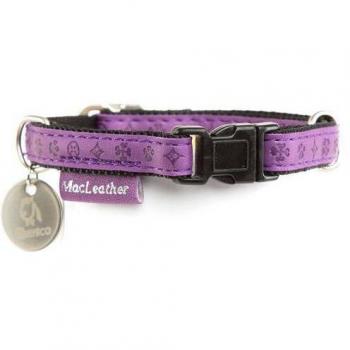 Collare Per Cani Viola 20-33 Cm X 10 Mm