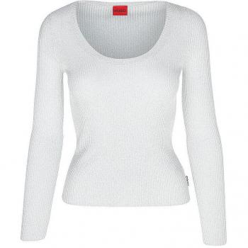 HUGO Damen Sweatshirt SUNESSYA silber | S