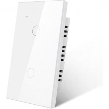 Interruptor de control táctil para hogar inteligente, WIFI, estándar europeo y estadounidense, 220V/110V, necesita cable neutro