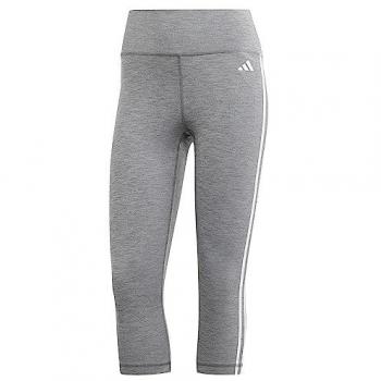 ADIDAS Damen 3/4-Leggings Train Essentials 3-Streifen High-Waisted grau XS