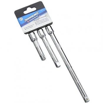 Juego de prolongadores para vasos Silverline, 3 pzas, 50, 75 y 150 mm