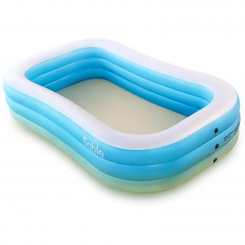 Sable Kinder‑Schwimmbecken 234 x 142 x 51 cm – Rutschfest, Übererdig