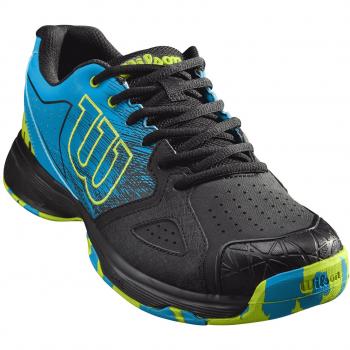 Wilson KAOS DEVO Zapatillas de tenis hombre multiterreno tejido sintético azul claro/negro