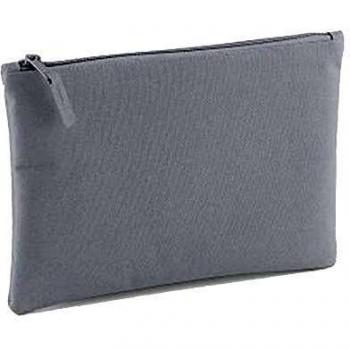 Bagbase Grab Zip Pocket Pouch Bag (One Size) (Light Grey)
