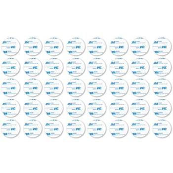 St Helens 2 × 0.5 × 2 cm Grey Circular Mounting Pads – 40 Pack