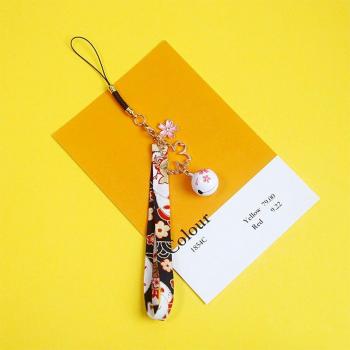 Cherry Bell Decorative Phone Strap for iPhone and Samsung
