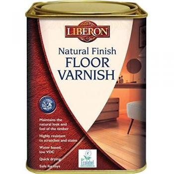 Liberon Natural Finish Floor Varnish Clear Satin 1 litre