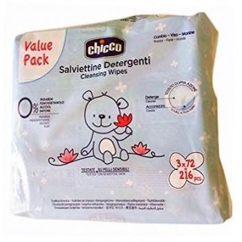 Chicco toallitas limpiadoras 3 x 72 unidades