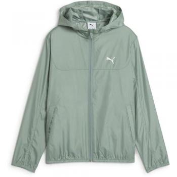 PUMA Windbreaker ESS REGULAR WINDBREAKER – Kinderjacke, 100 % Polyester, Grün Moon